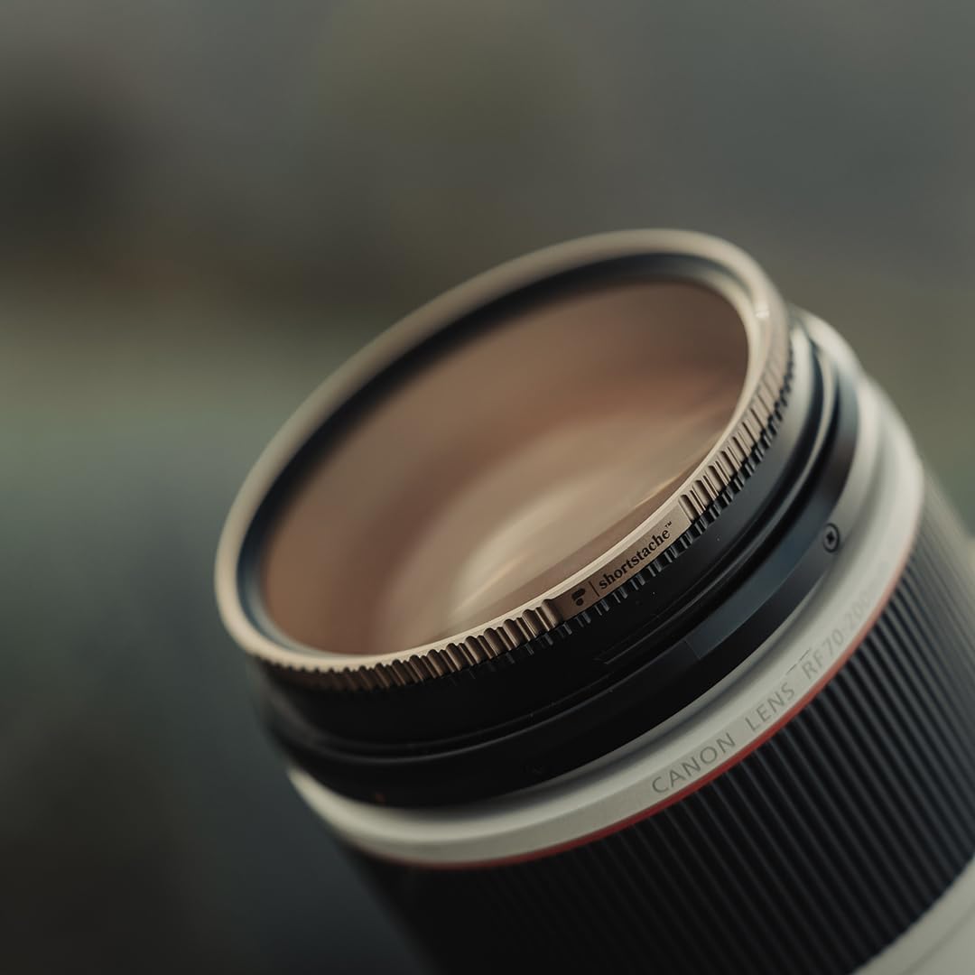 PolarPro - Goldstache - Kamerafilter - Subtle Gold Mist - Zirkularpolfilter - 62 mm - Shortstache Ed