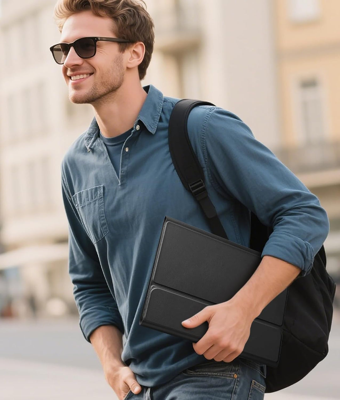 Vobafe Hülle mit Tastatur Kompatibel mit iPad A16 11 Generation 2025/10 Gen 2022 10.9 Zoll, Air 11 Z