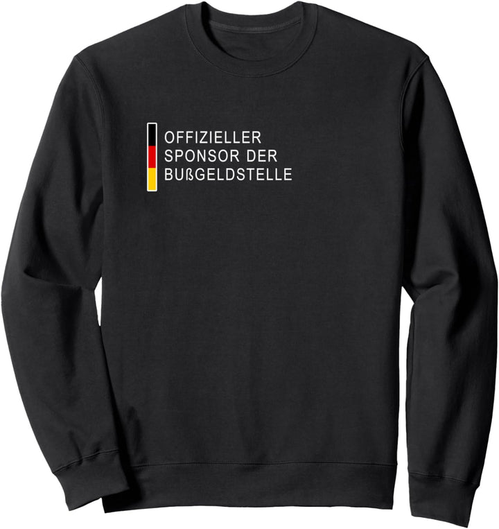 Offizieller Sponsor der Bussgeldstelle Sweatshirt