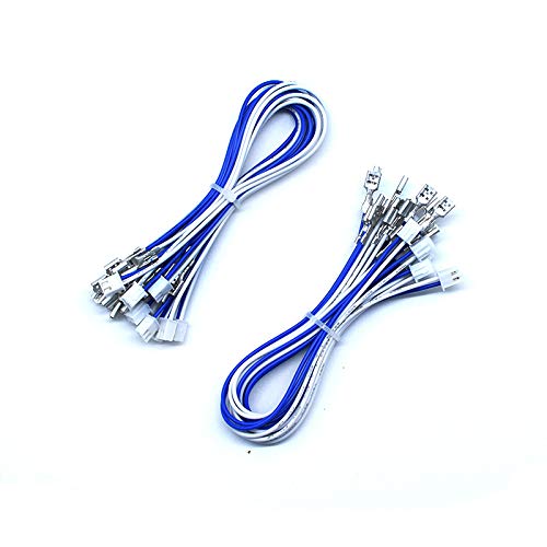 Arcity Arcade-Knopf-Kabelbaumkabel für Nullverzögerung, USB-Encoder PCB mit 0,5 cm 4,8 mm Klemmen, k