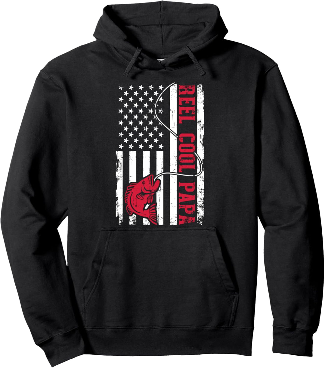 Angeln reel cool papa Vater Pullover Hoodie