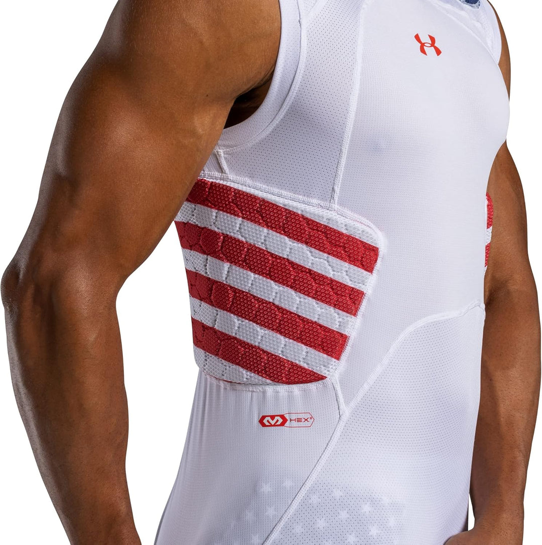 Under Armour Unisex Ua20320 Gameday Armour Pro 5-Pad Top Nov Adult: XXL Amer, Adult: XXL Amer