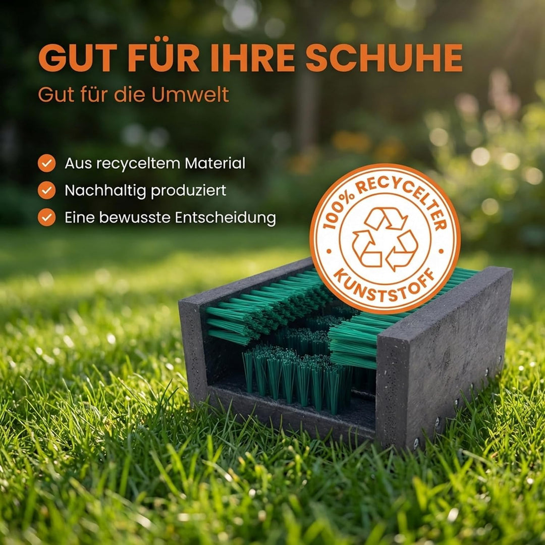 Borstelshop Schuhabstreifer Kunststoff - Fussabtreter Aussenbereich - Fussabtreter Aussen - Robuster