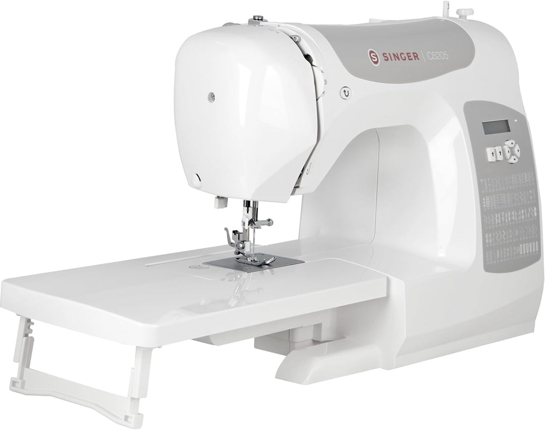 Singer C5205 Nähmaschine, weiss/grau Weiss, Grau, Weiss, Grau