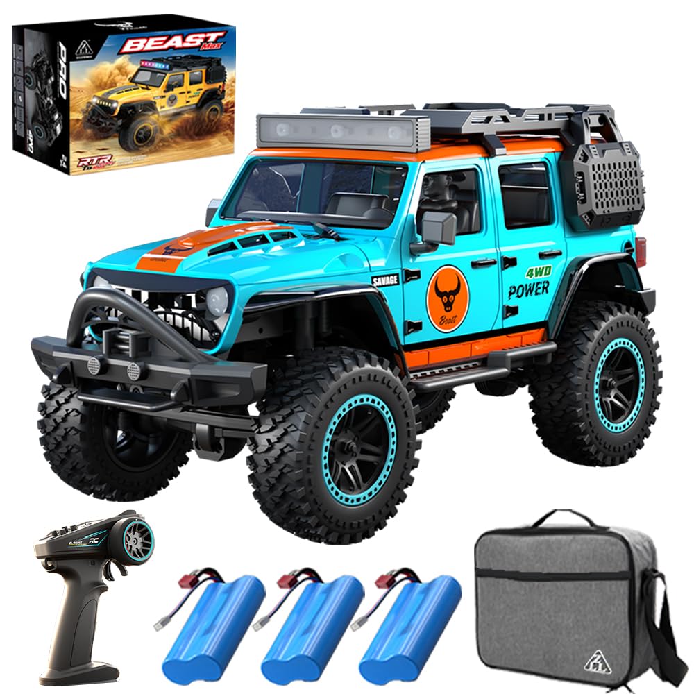 X-Verse SG206PRO Ferngesteuertes Auto, 1:20 RC Autos Kohlebürste Motor, 4WD All Terrain Offroad RC T