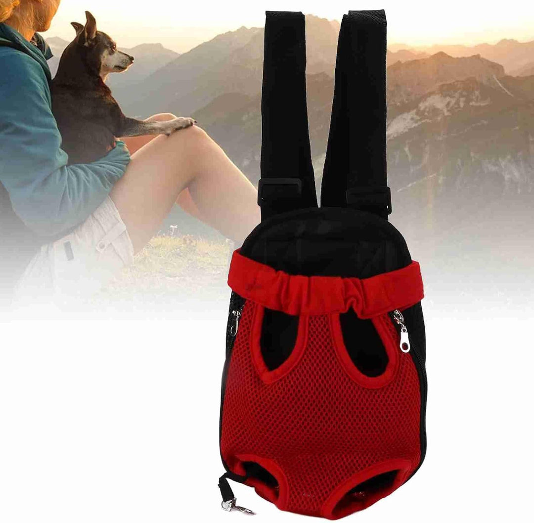 Haustiertrage Rucksack Hundetrage Brusttasche Freihändige Brusttrage Vierbeinige Rucksacktasche für
