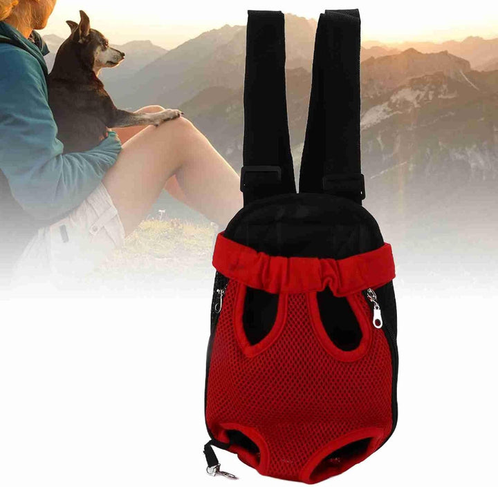 Haustiertrage Rucksack Hundetrage Brusttasche Freihändige Brusttrage Vierbeinige Rucksacktasche für