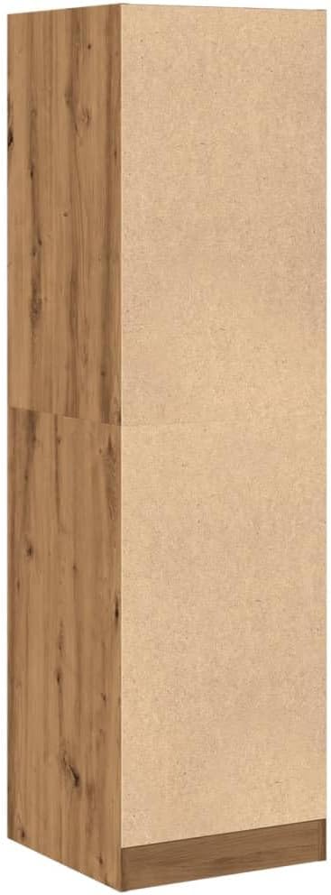 vidaXL Apothekerschrank Artisan-Eiche 40x41x144,5 cm Holzwerkstoff Eiche 40 x 41 x 144.5 cm, Eiche 4