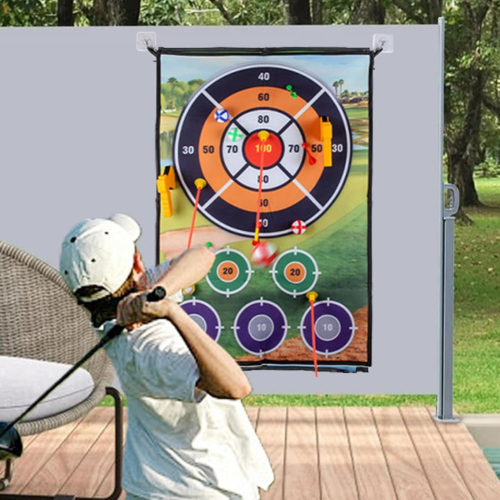 Chip-and-Stick-Golfspiel, Golf-Dart-Chipping-Spiel | Doppelseitige Übungsmatte Golf-Chipping-Spiel -