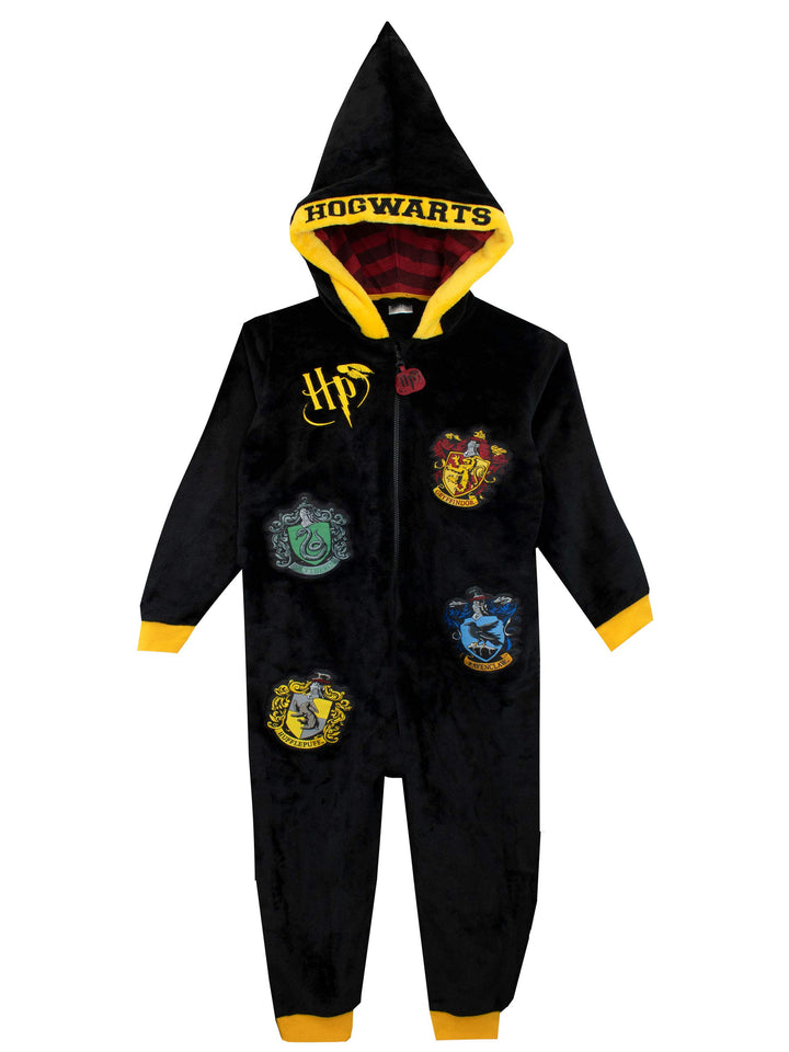 Harry Potter Jungen Schlafoveralls 152 Schwarz, 152 Schwarz