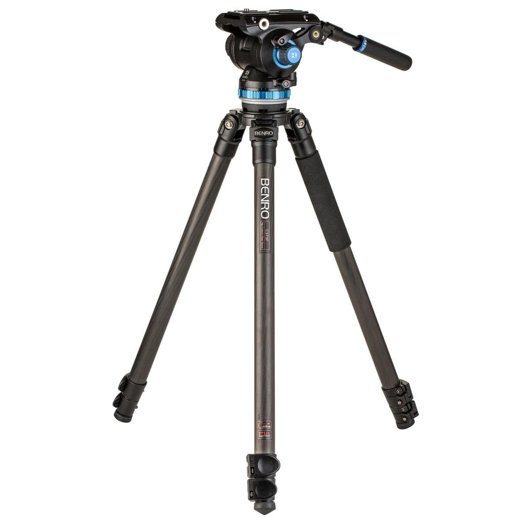 Benro C373F Einrohr-Stativ aus Karbonfaser mit S8Pro Fluid Videokopf