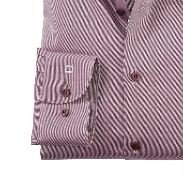 OLYMP Herren Oberhemd Langarm Level.Five.Body.fit,Twill,Body fit,Modern Kent 40 Chianti 38, 40 Chian