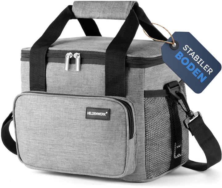 HELDENWERK Kühltasche klein &amp; faltbar 10L, Isolierte Thermo Lunchtasche für Essen &amp; Getränke, wasser