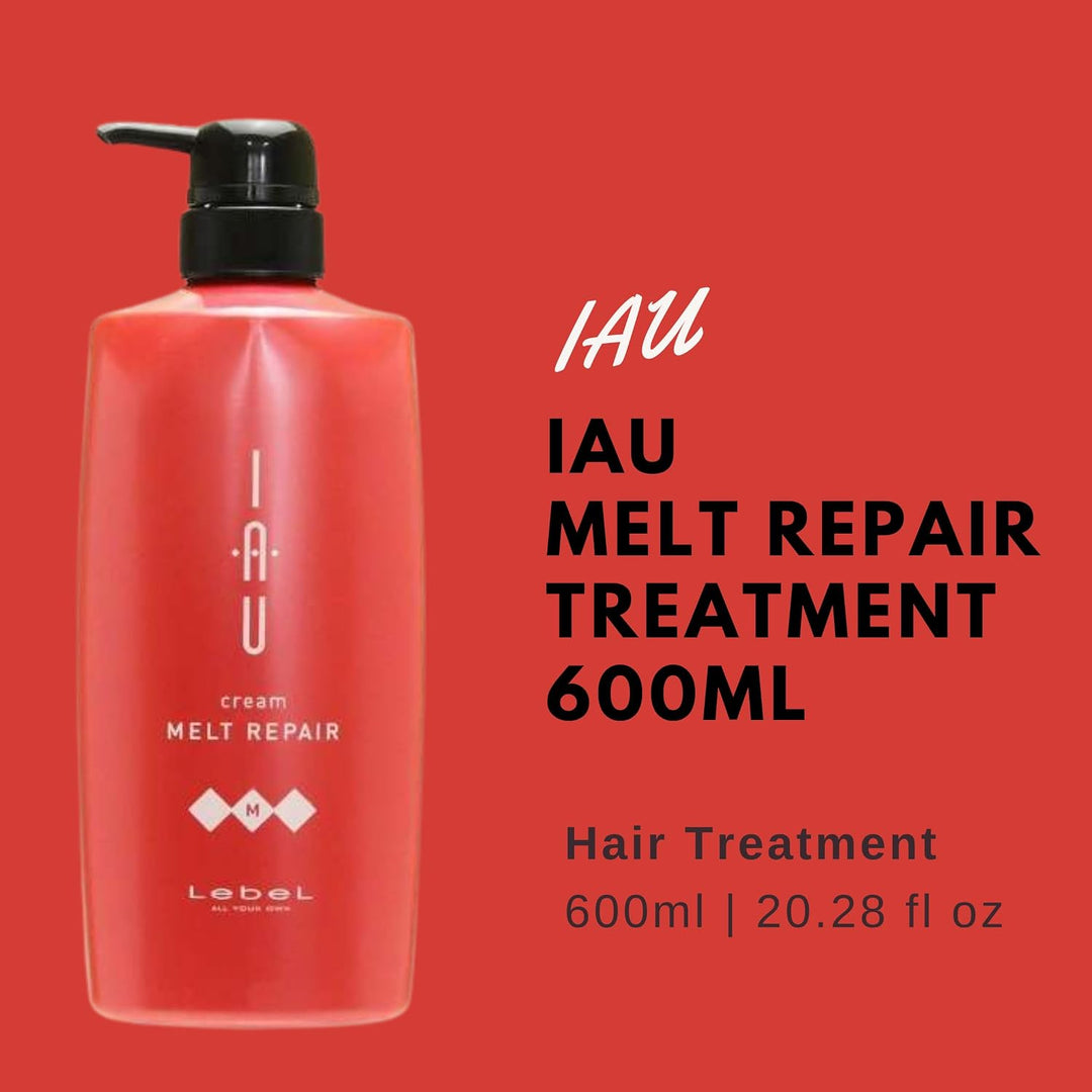 Lebel IAU Cream Melt Repair Hair Treatment - 600ml (Harajuku Culture Pack)