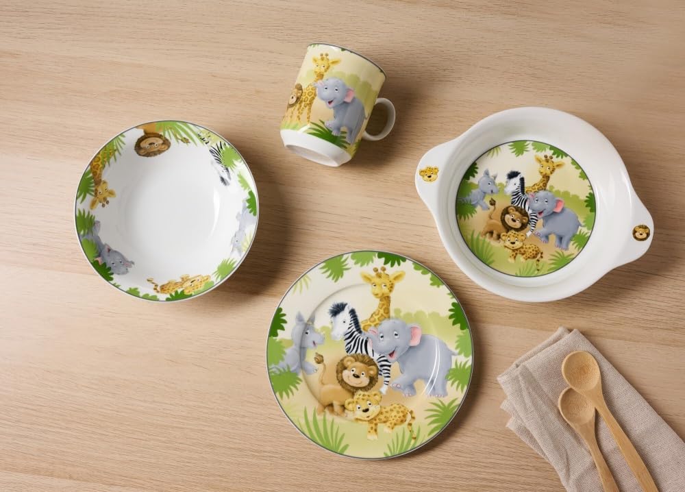 Ritzenhoff &amp; Breker Kindergeschirr Afrikatiere Variante: Schale mit Griff 21,5 cm Afrikatiere