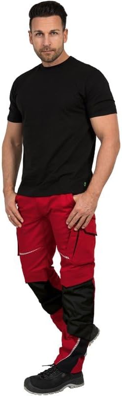 Leibwächter Bundhose FLEXH Flex LINE rot- schwarz Nr. FLEXH22 Grösse 52