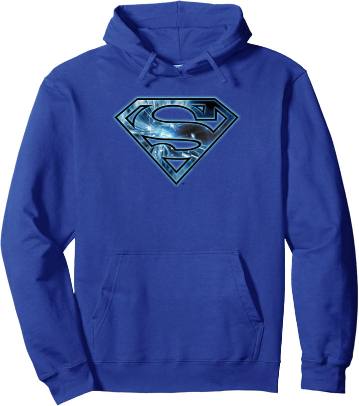 Superman On Ice Shield Pullover Hoodie