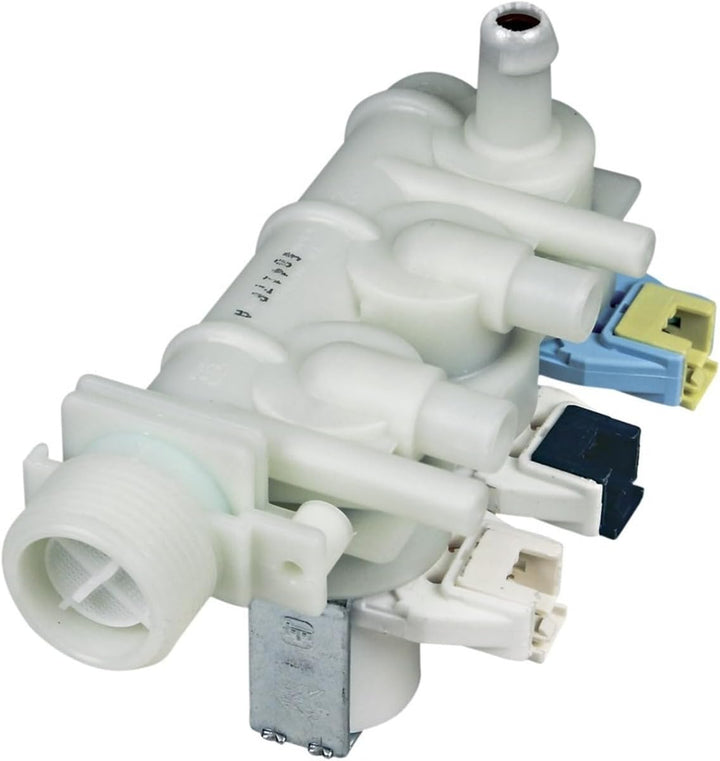 LUTH Premium Profi Parts Magnetventil 3-Fach 90° 10mm+11,5mmø Mit Reduzierung kompatibel mit Indesit