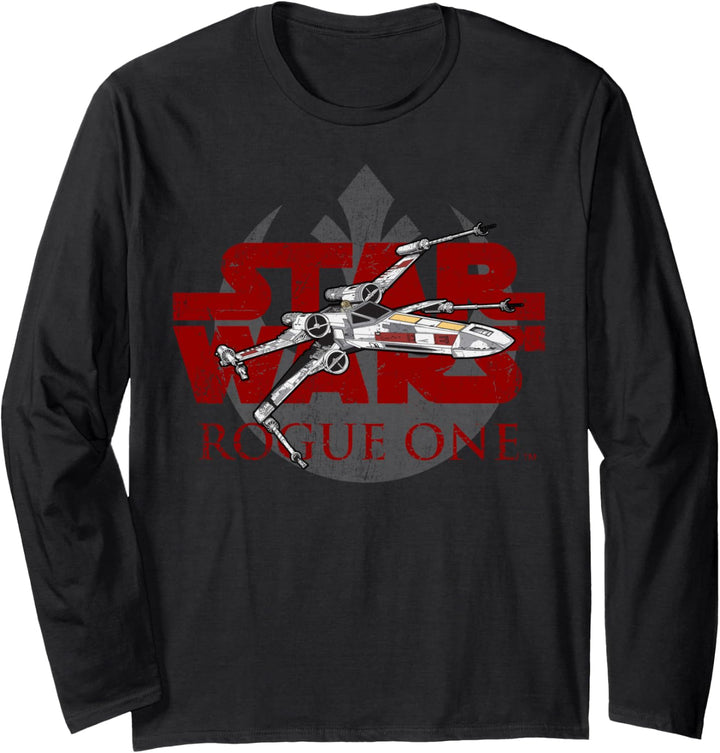 Star Wars Rogue One Alliance Starbird Emblem Logo Langarmshirt