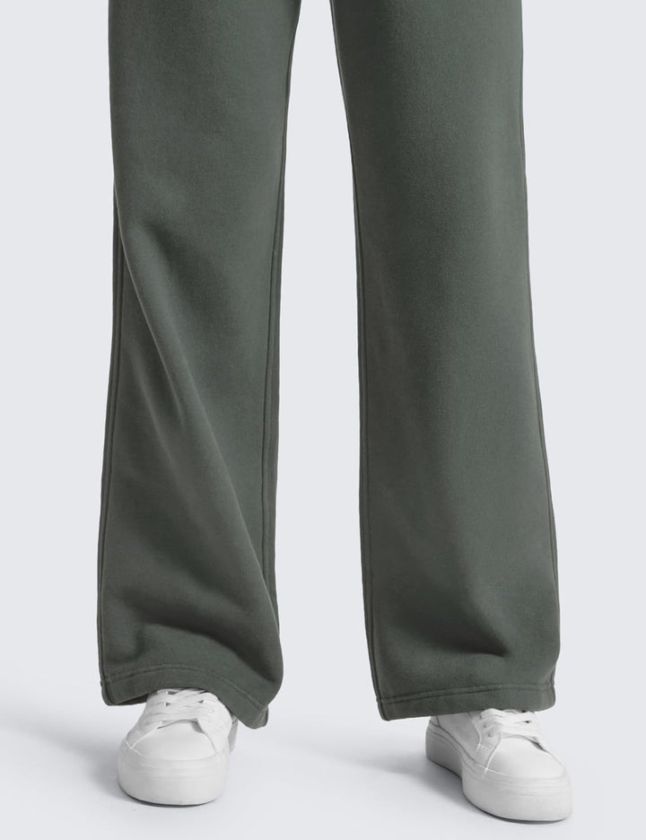 CRZ YOGA Fleece Gefütterte Sweatpants 71/76/81 cm | Gerade Bein, Mittelschwer, Casual, Weich, Atmung