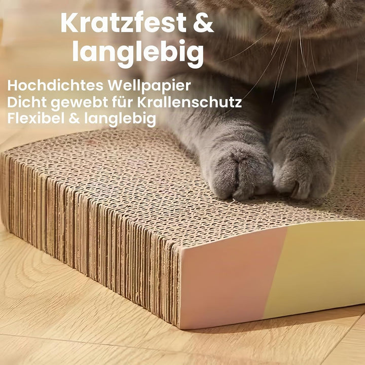 Edelstahl Katzentoilette 2er Set mit hohem Rand | geruchsneutral &amp; leicht zu reinigen | rutschfeste