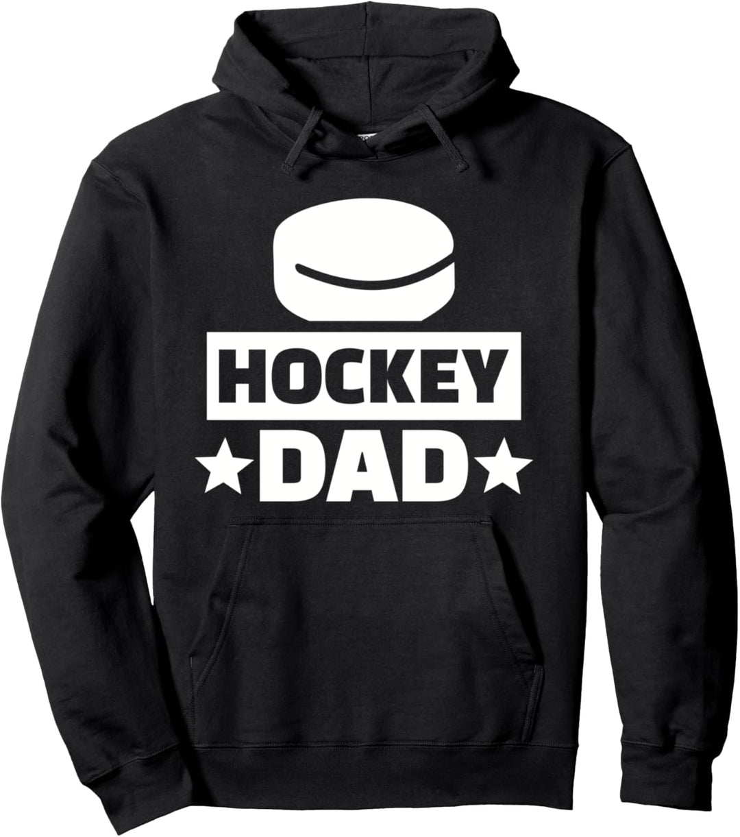 Eishockey Papa Pullover Hoodie