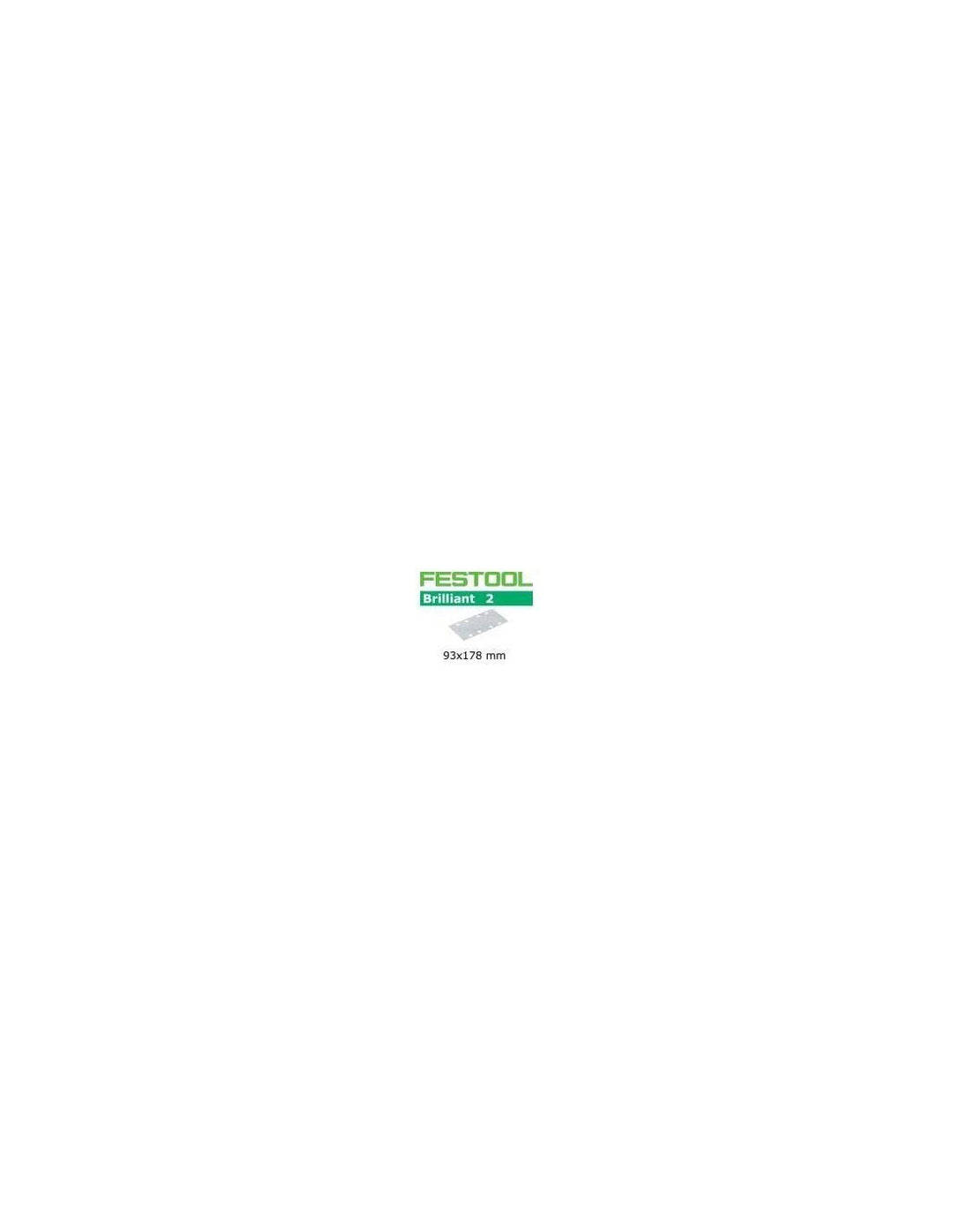 Festool 492913 Schleifstreifen STF-93x178/8-P80-BR2/50 Korn 80 Farben und Lacke, Korn 80 Farben und