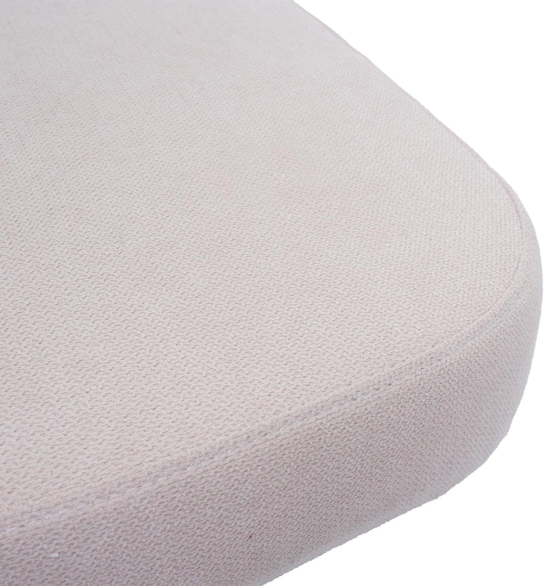 Mendler Kniestuhl HWC-Q46, Sitz-/Kniehocker höhenverstellbar Rollen Stoff/Textil (200g/m²) Holz - Cr