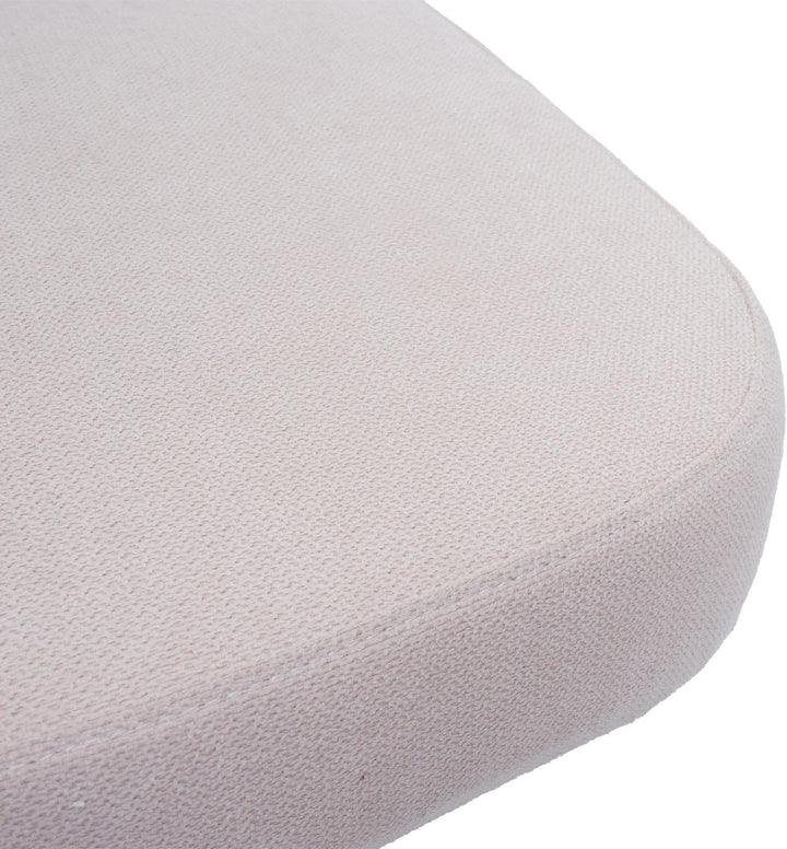 Mendler Kniestuhl HWC-Q46, Sitz-/Kniehocker höhenverstellbar Rollen Stoff/Textil (200g/m²) Holz - Cr