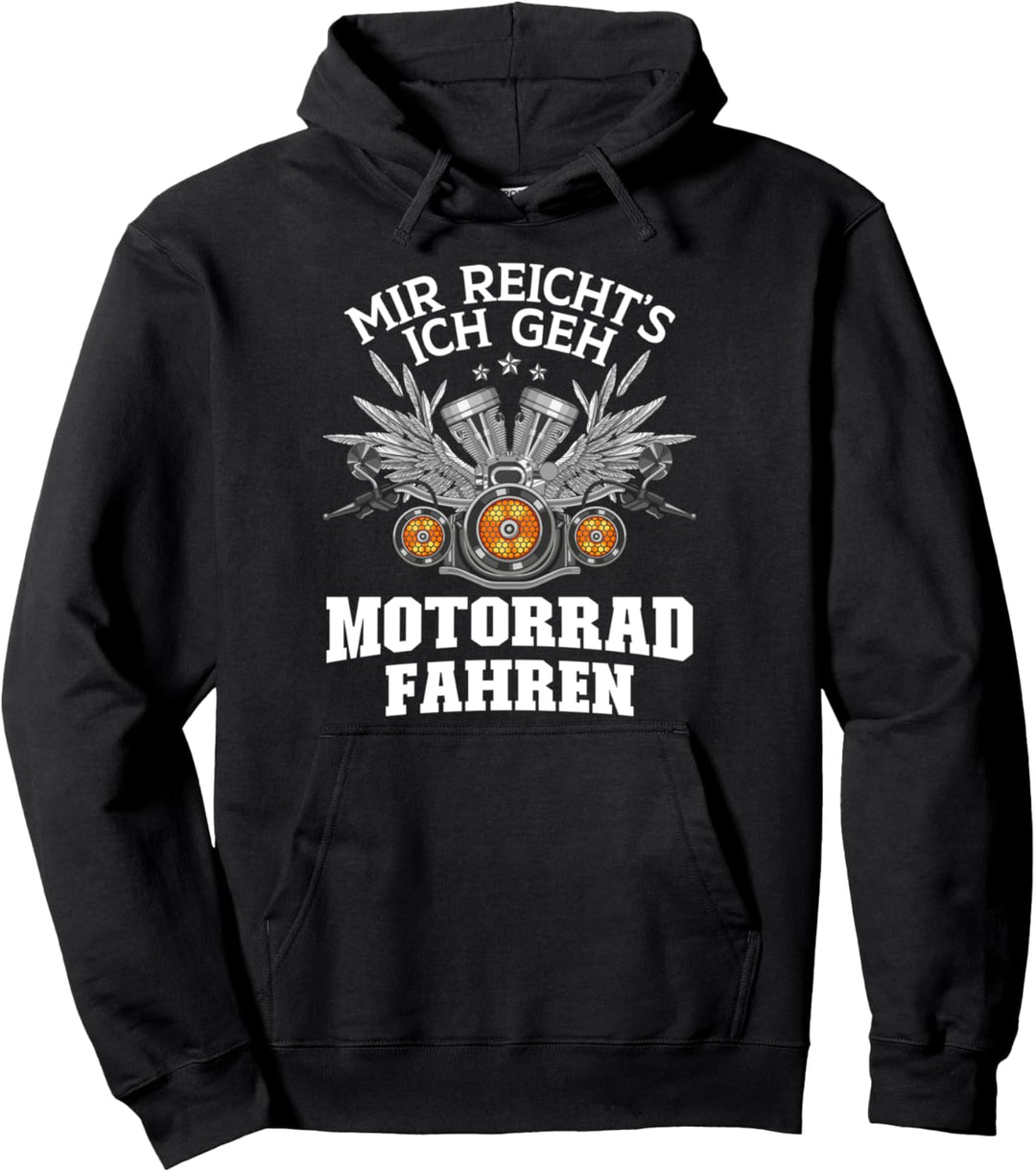 Motorradfahrer Biker Motorrad Spruch Fahren Pullover Hoodie