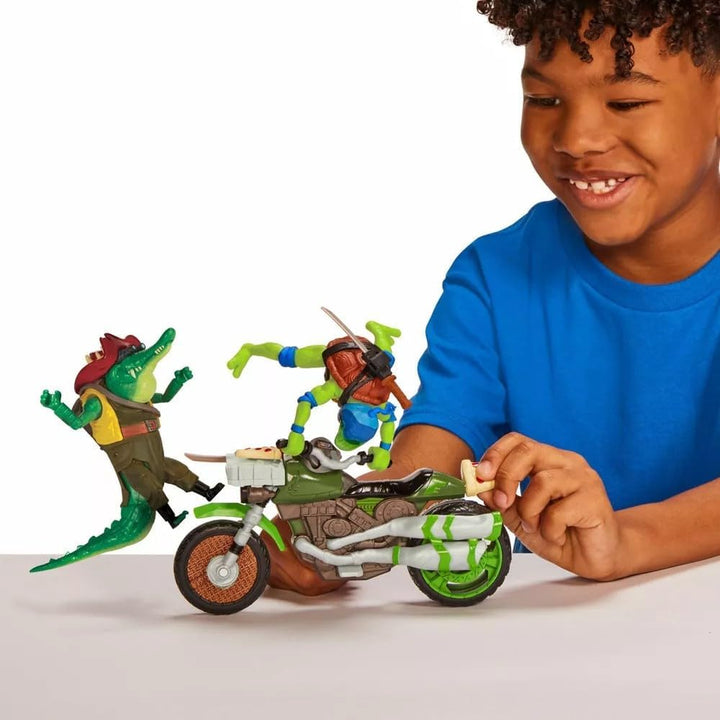 Teenage Mutant Ninja Turtles - Drive N Kick Cycle W/Figure