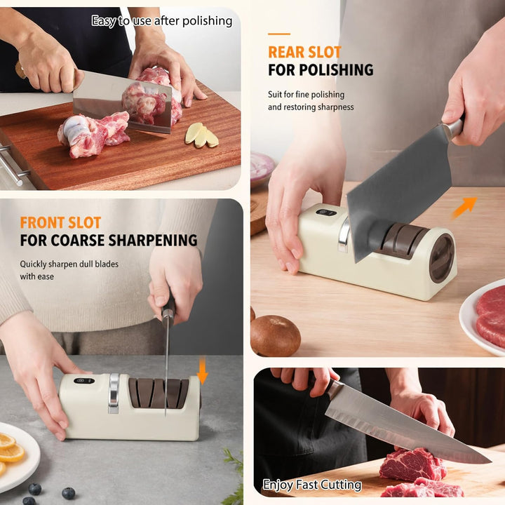 Messerschärfer Elektrisch, Knife Sharpener Electric Wiederaufladbarer