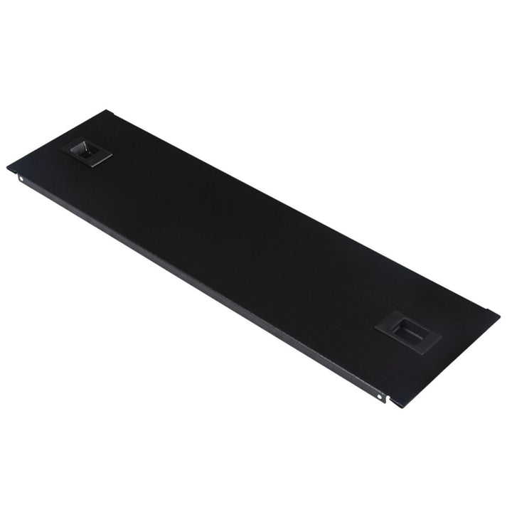 19 Zoll Blindpanel 3HE | Rackabdeckung für Netzwerk- und Serverschränke Schwarz 3 HE Typ Snap-In, Sc