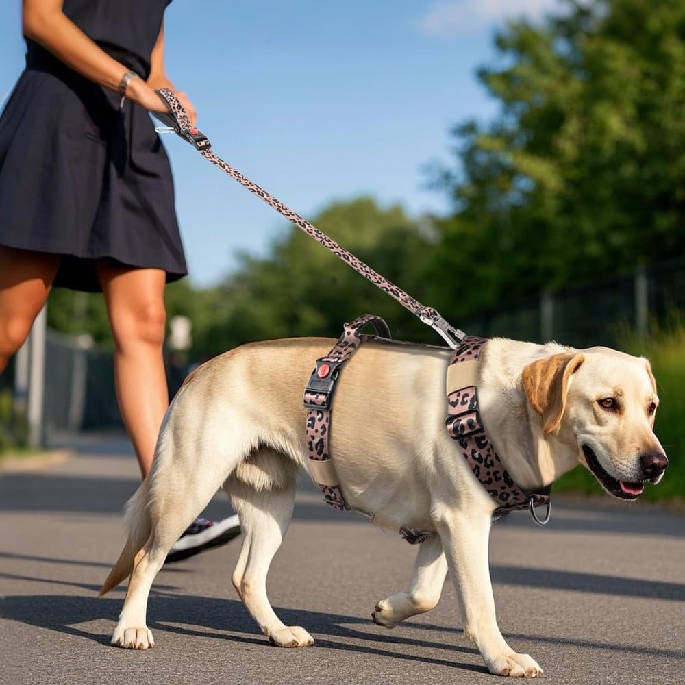 TSPRO Taktisches No-Pull Schwerlast-Hundegeschirr mit Griff &amp; Schnellöffnungsverschluss, Adjustierba