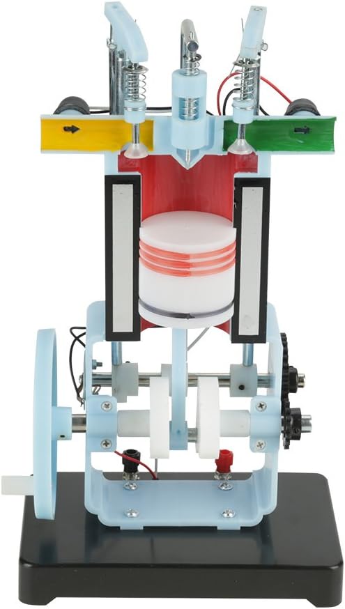 Omabeta 4-Takt-Einzylindermotor-Modellbausatz, Physik-Lehrhilfe, Experimentelles Demonstrationsmodel