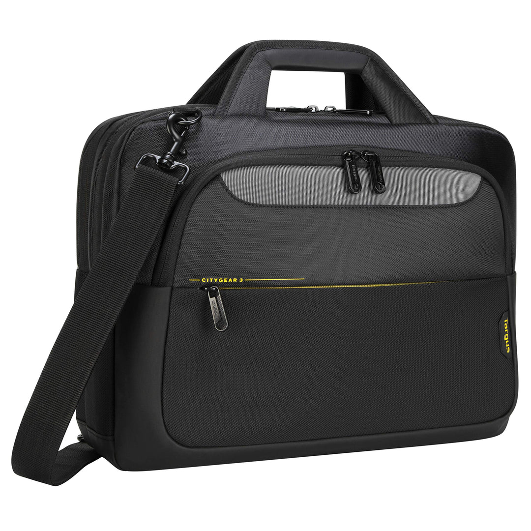 Targus TCG470GL CityGear 15-17,3" Topload Notebook-Tasche – Schwarz Topload 12-14", Topload 12-14"