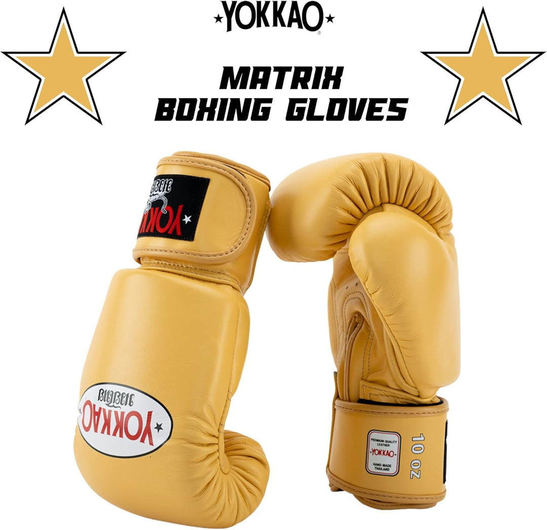 YOKKAO Matrix Breathable Muay Thai Boxing Gloves 12oz Matrix Mango, 12oz Matrix Mango