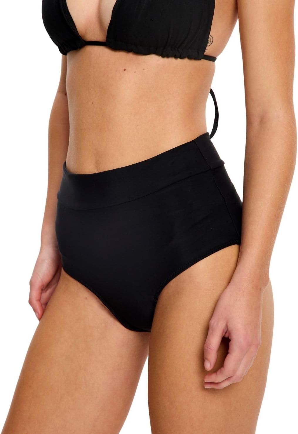 Modibodi Perioden-Swim Bikini High Waist Leicht 20 ml Schwarz 44 Schwarz, 44 Schwarz