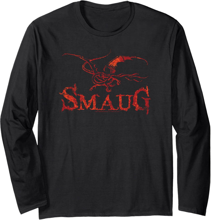 Hobbit Smaug Dragon Langarmshirt