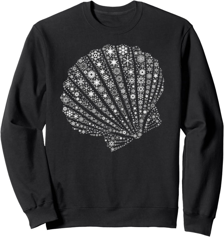 Weihnachtsschneeflocke - Muschel Sweatshirt