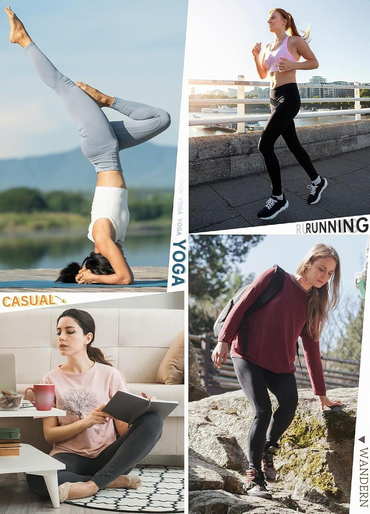 WILLIT Thermo Leggings Damen Gefütterte Leggings Winter Wasserbeständig Thermohose Hohe Taille Warme