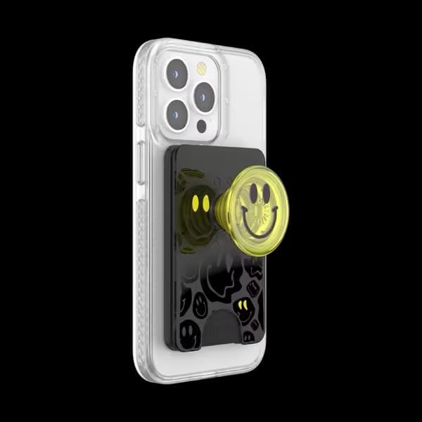 PopSockets: PopWallet+ für MagSafe - Inklusive Adapterring für MagSafe - Kartenhalter mit integriert