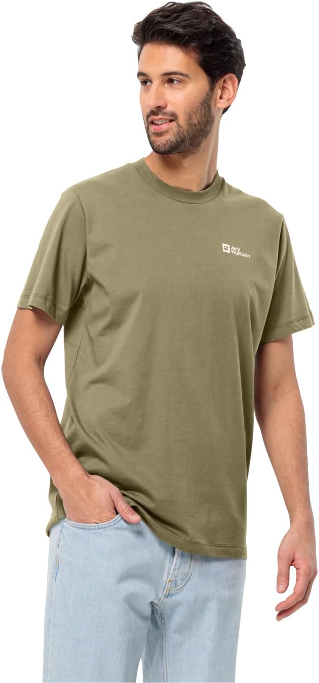 Jack Wolfskin Herren Essential T M T-Shirt XL Schwarz, XL Schwarz