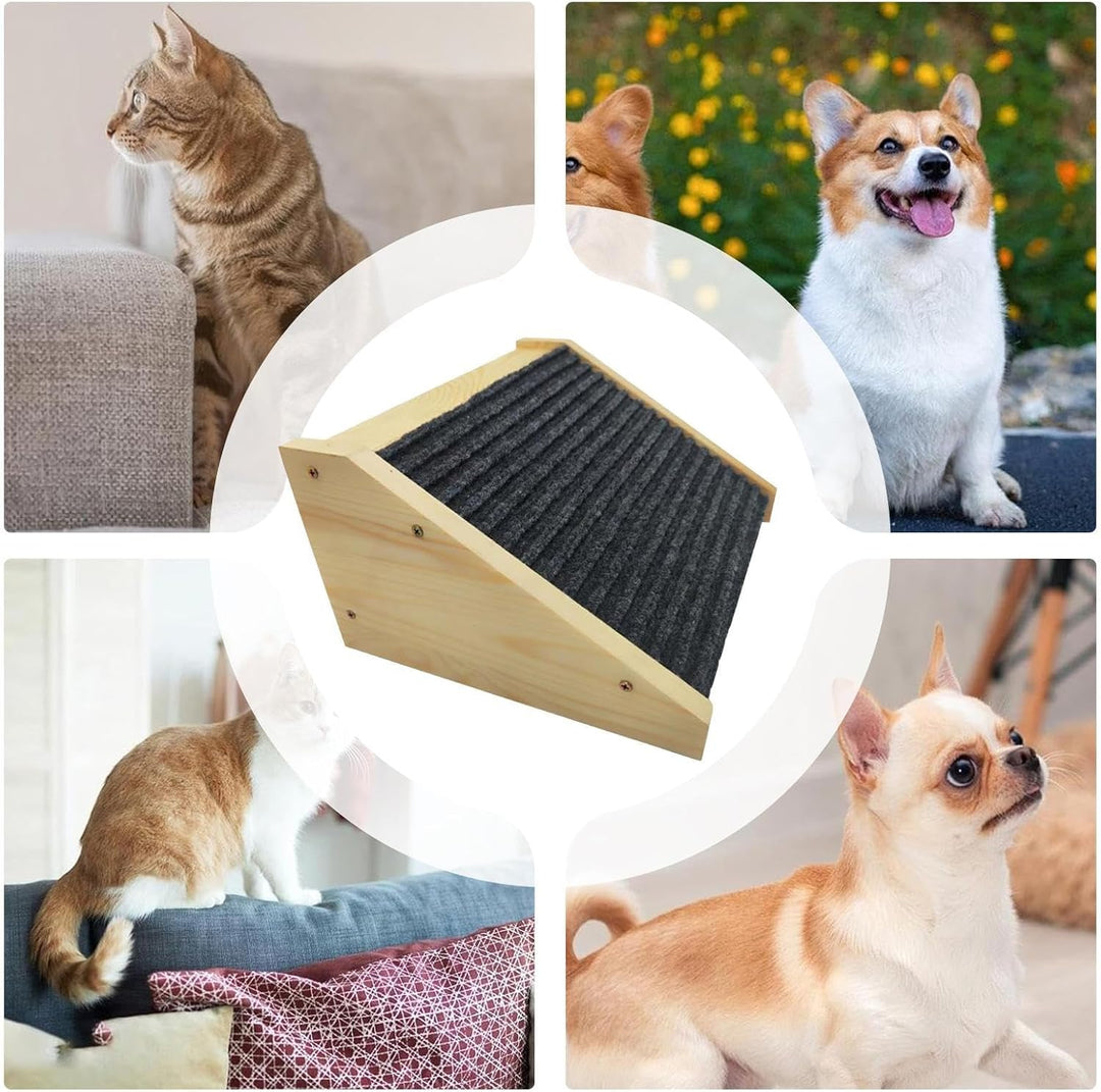 Pet Ramp | Hundetreppe Für Bett - Hilfe für verletzte und ältere Haustiere und Katzen mit rutschfest