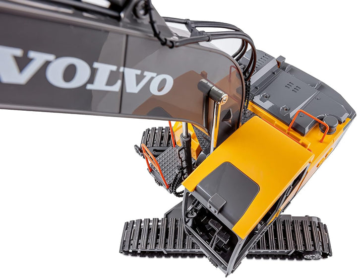 Carson 500907339 Raupenbagger Volvo 1:16 - Ferngesteuertes Baufahrzeug für Kinder ab 8 Jahren, RC Ba