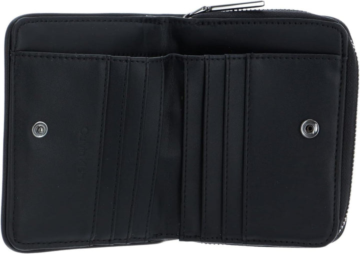 Calvin Klein Re-Lock Quilt Zip Around Wallet CK Black