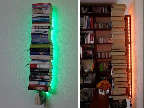 Bücherturm 170 cm (für 1,80 m Bücher) anthrazit Bücherregal Wandregal