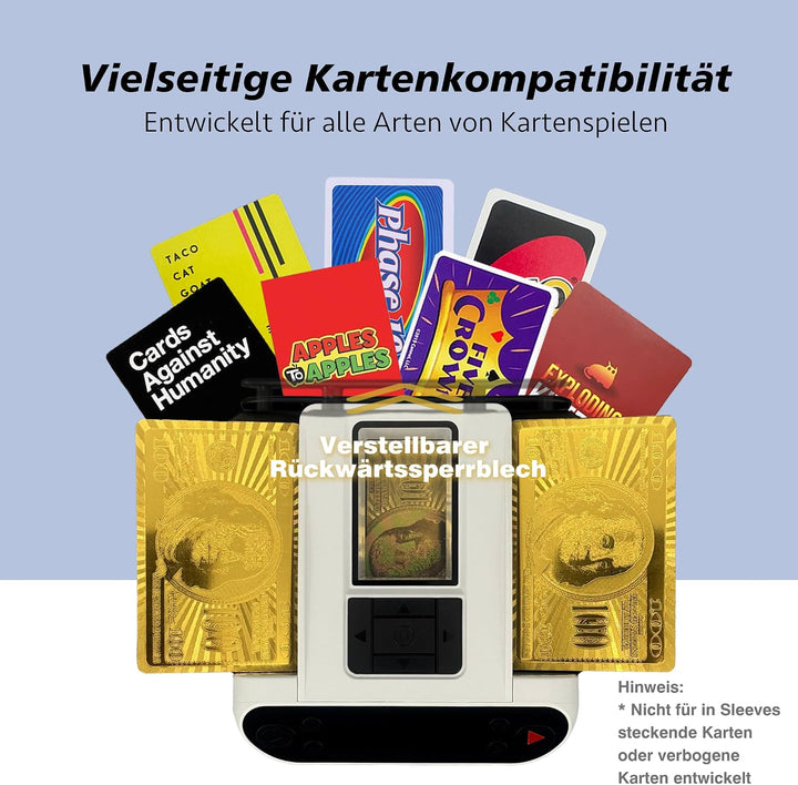 Verbesserte Kartenmischmaschine und Kartenausteiler, mit 8 Fernbedienungen, Automatischer Kartenmisc