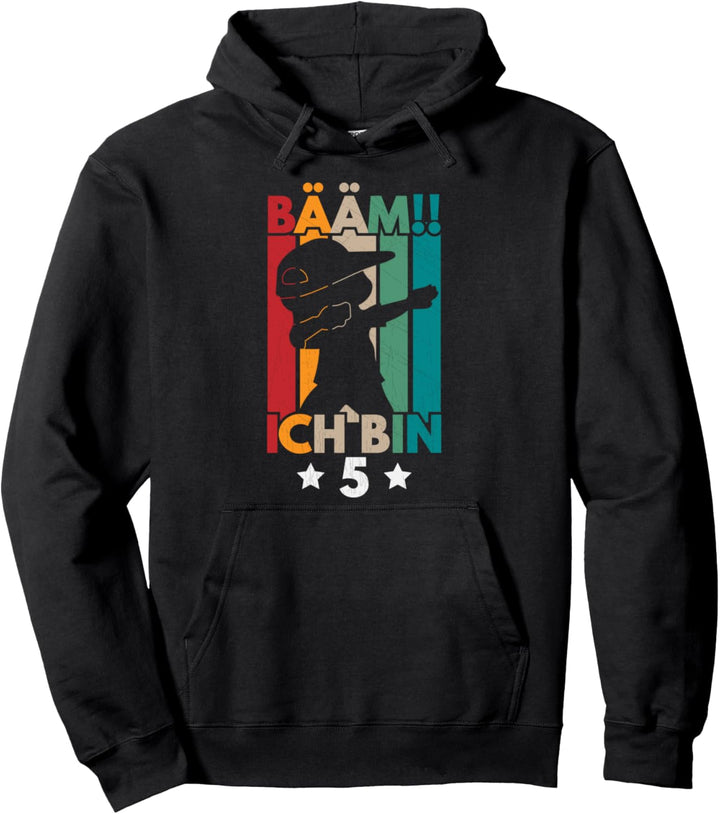 5 Geburtstag Junge Mädchen,Dabbing Motiv, Lustiges Kinder Pullover Hoodie