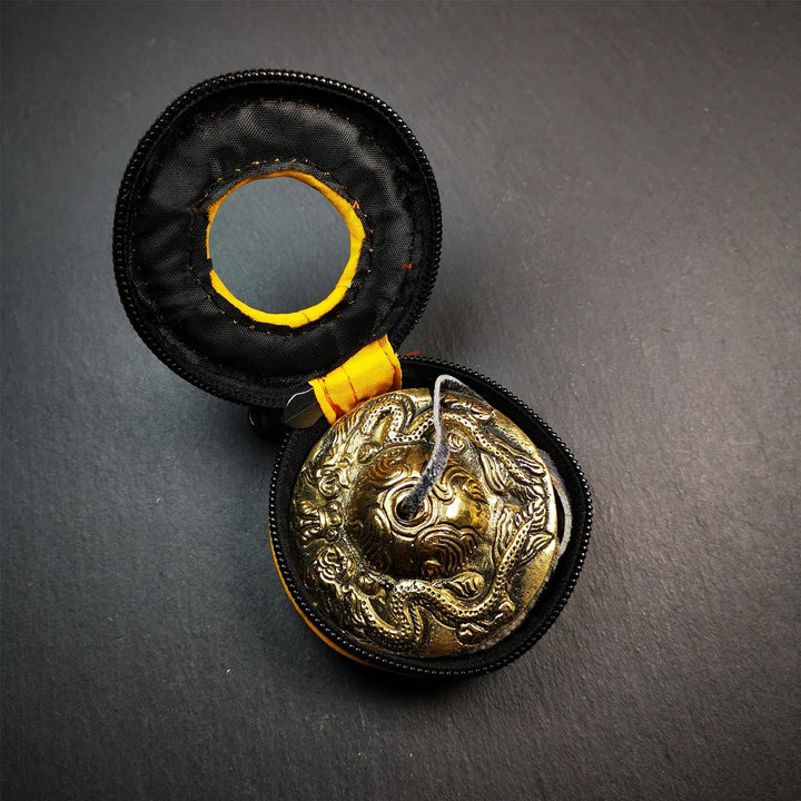 Gandhanra Tibetan Tingsha Glocke mit schönem Fall, für Klangheilung, Yoga, Meditation, Achtsamkeit -